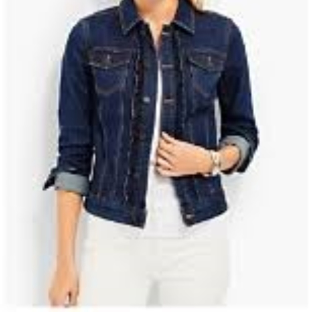 Talbots Dark Blue Denim Jacket